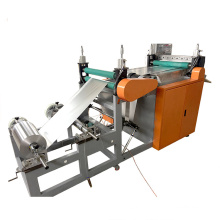 Horizontaler automatischer BOPP PET CPP CPE PVC Roll Film Slitting Retwinding Machine